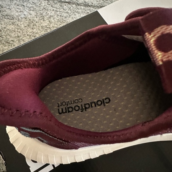 Adidas Burgundy Comfort Sneakers - Picture 3 of 5